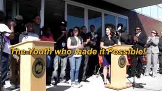 REACH Ashland Youth Center Dedication - The Youth with Supervisor Nate Miley, May 22, 2013