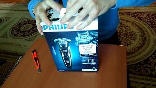 Распаковка электробритвы PHILIPS S9511/41 из Rozetka com ua
