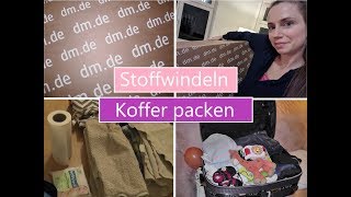DM HAUL Baby | Stoffwindeln | Koffer packen für Kurzreise | Mama Alltag | Vlog | Mamileben