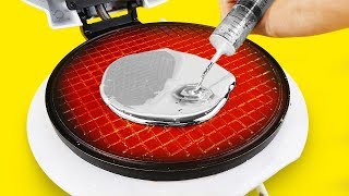 Experiment: Waffle Maker Vs Gallium