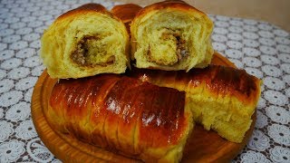 Самые нежные  пышные и ароматные булочки рецепт дрожжевое тесто Булочки на Ореховый Спас