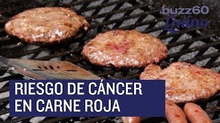 Riesgo de cáncer en la carne roja y la procesada