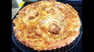 Очень вкусный пирог с мясной начинкой | Песочное тесто очень хорошо сочетается с фаршем |