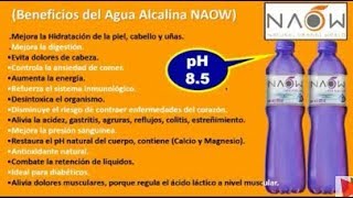 4 beneficios del agua alcalina