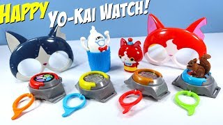 Happy Meal Yo-Kai Watch McDonalds Toys Collection Review