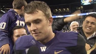 Washington football's Jake Browning on beating Stanford: 'Our overall performance is jaw-dropping'