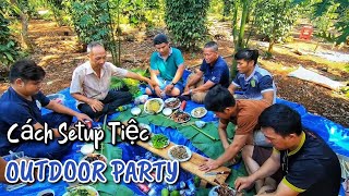 Cách Setup Tiệc Kiểu Cây Nhà Lá Vườn | Year End Party 2019