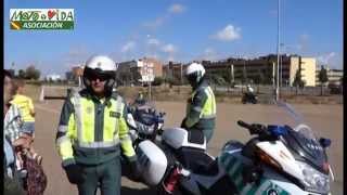 Instructores Guardia Civil de Merida en su V Encuentro Moteros y Motoristas