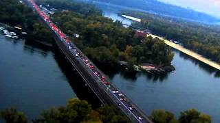 Пробка на мосту Метро в городе Киев [2015-10-13 17:57:38]