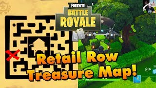 Retail Row (Wailing Woods) Treasure Location - Fortnite Battle Royale