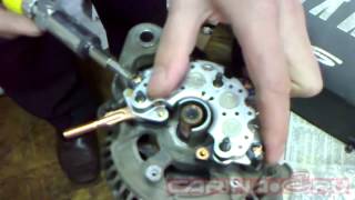 Замена щеточного блока и диодного моста на Toyota Carina E mp4