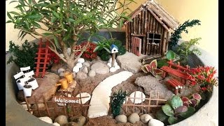 Миниатюрный сад своими руками. #Мастер-класс.