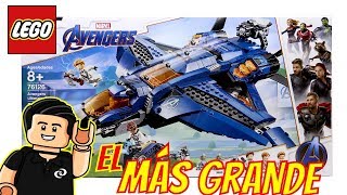 MARVEL AVENGERS ENDGAME  ?**AVENGERS ULTIMATE QUINJET ((LEGO 76126)) Review Unboxing EN ESPAÑOL