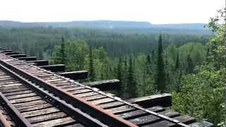Pass Lake Train Trestle Abandoned CN Railway Line