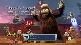 Plants vs Zombies Garden Warfare 2 Epic Sasquatch Hunt, Crazy mode