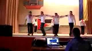 Arabic students dancing their national dance