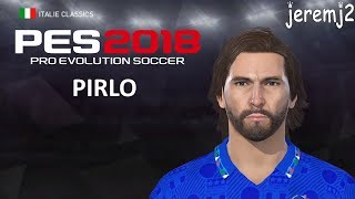 A. PIRLO Face + stats edit PES 2018 ou 2019 (Italie classics)