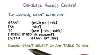 Database Access Control