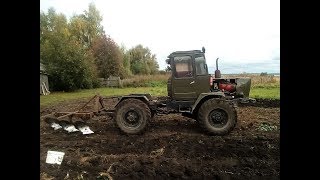 Самодельный трактор мини Т-150 Никиты Самошкина