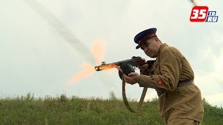 Сотрудники НКВД задержали диверсантов Люфтваффе - историческая реконструкция под Череповцом