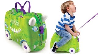 Trunki "Trunkisaurus REX - Динозавр" . Обзор  детского чемодана-каталки  Транки!