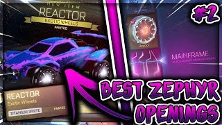 BEST ZEPHYR CRATE OPENINGS ON ROCKET LEAGUE! #2
