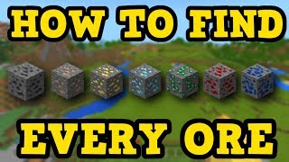 Minecraft PE / Xbox -How To Find EVERY ORE In 10 Minutes Or Less