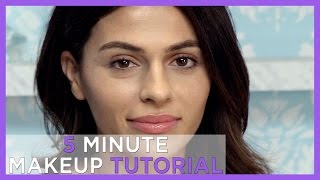 5 Minute Makeup Challenge | Teni Panosian Makeup Tutorials