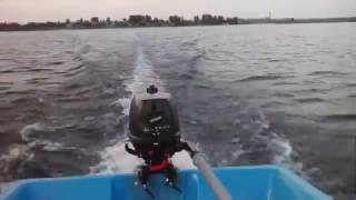 Лодочный Мотор Hangkai 6 лс, Лодка Окунь 300.