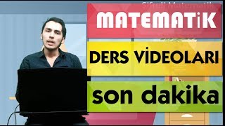 Matematik Konu Anlatımı | Matematik Ders Videoları