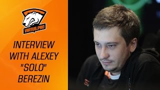VP at the Boston Major: Interview with Alexey "Solo" Berezin