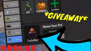 A GODLY PET GIVEAWAY! *TRAVELER PET* (ROBLOX MURDER MYSTERY 2 GODLY PET GIVEAWAY!)