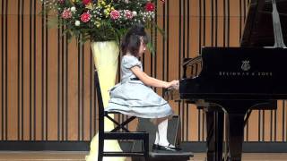 ガラスのくつ　ピアノ演奏　7歳 piano The glass slipper. by William L. Gillock.