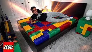 TROQUEI OS MÓVEIS DO MEU QUARTO POR LEGO (TROLAGEM)