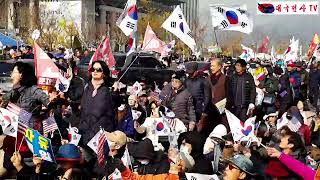 청와대~광화문 성지 순례길" 광화문으로 모여라"