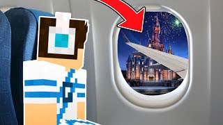 VIAJAMOS PARA DISNEY ? no MINECRAFT