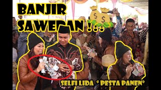 Banjir Saweran Selfi Lida (Pesta Panen) Makarti Jaya, Sumatra Selatan (Full Video)