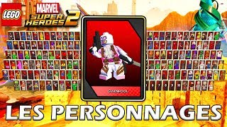 LES PERSONNAGES - LEGO MARVEL SUPER HEROES 2