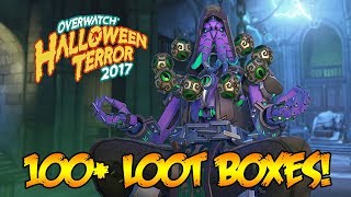 OVERWATCH - NEW HALLOWEEN 2017 SKINS LOOT BOXES (100+ OPENING)