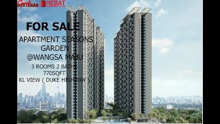 FOR SALE: SEASONS GARDEN WANGSA MAJU (2019)