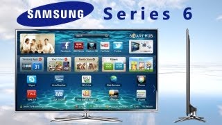 SAMSUNG Full HD 3D SMART TV "Series 6" 6710 unboxing and back panel review. Русский язык.