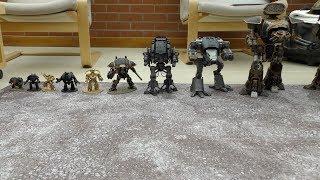 TITANS! - Custodes Telemon Dreadnought - Walker Size Comparison