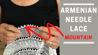 Armenian Needle Lace Design: Ararat Mountain
