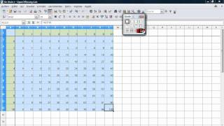 Cómo hacer una TABLA de MULTIPLICAR en una hoja de cálculo