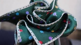 Мастер класс. Нагрудный платок. Часть 1.