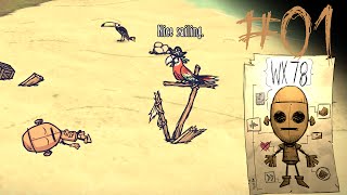 Sukces murowany - Zagrajmy w Don't Starve Shipwrecked (WX-78) #01