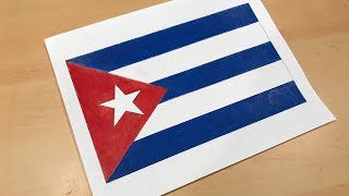 Cuban Flag Drawing ??