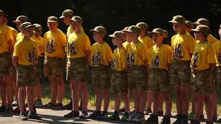 Azov Battalion Summer Camp Flag Ceremony