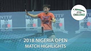 Sun Chen vs Fan Siqi | 2018 Nigeria Open Highlights (1/2)
