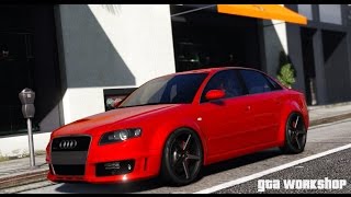 GTA 5 MOD | Audi RS4 2006 (B7) + quattro MOD | Fast Drive!!! | PC - 60 FPS